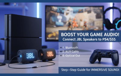 How to Connect JBL Speakers to PS4