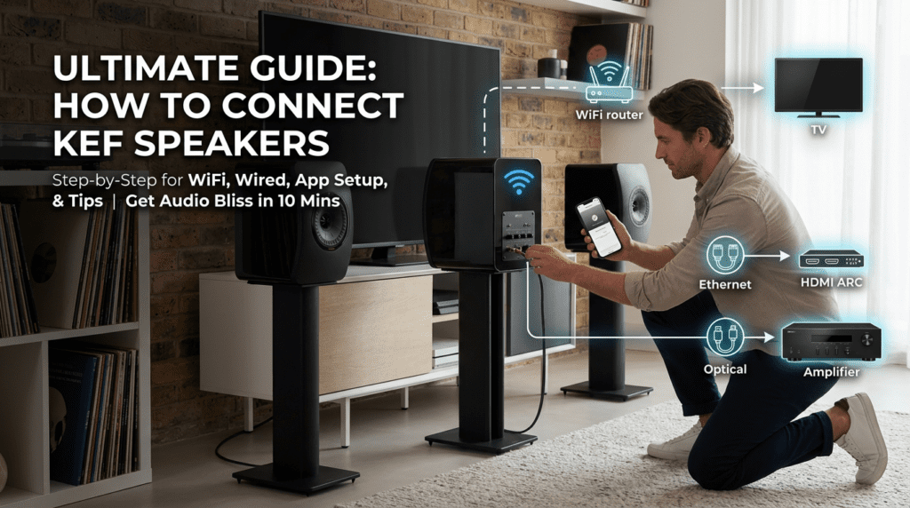 How to Connect KEF Speakers