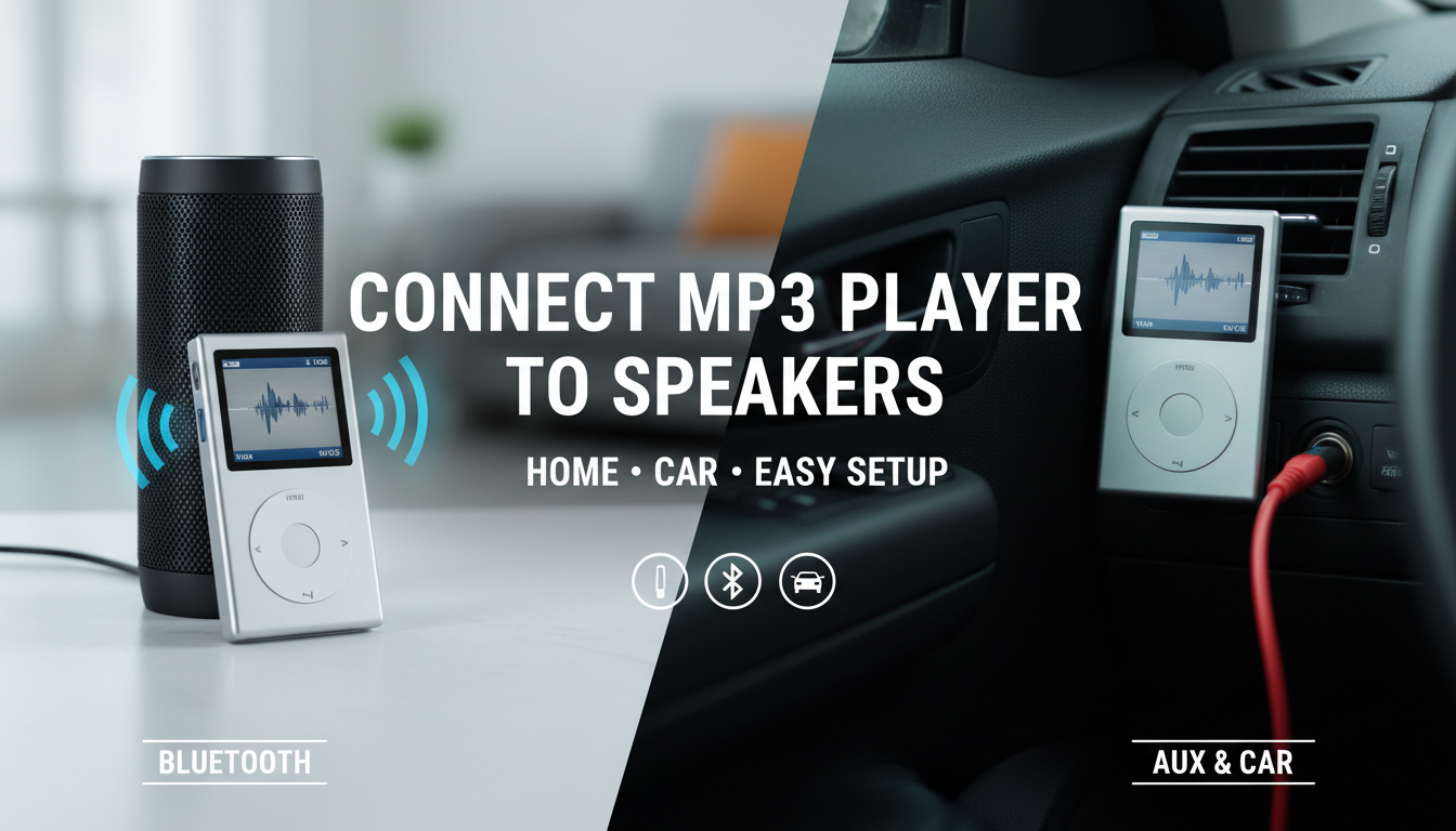How to Connect MP3 Player to Speakers