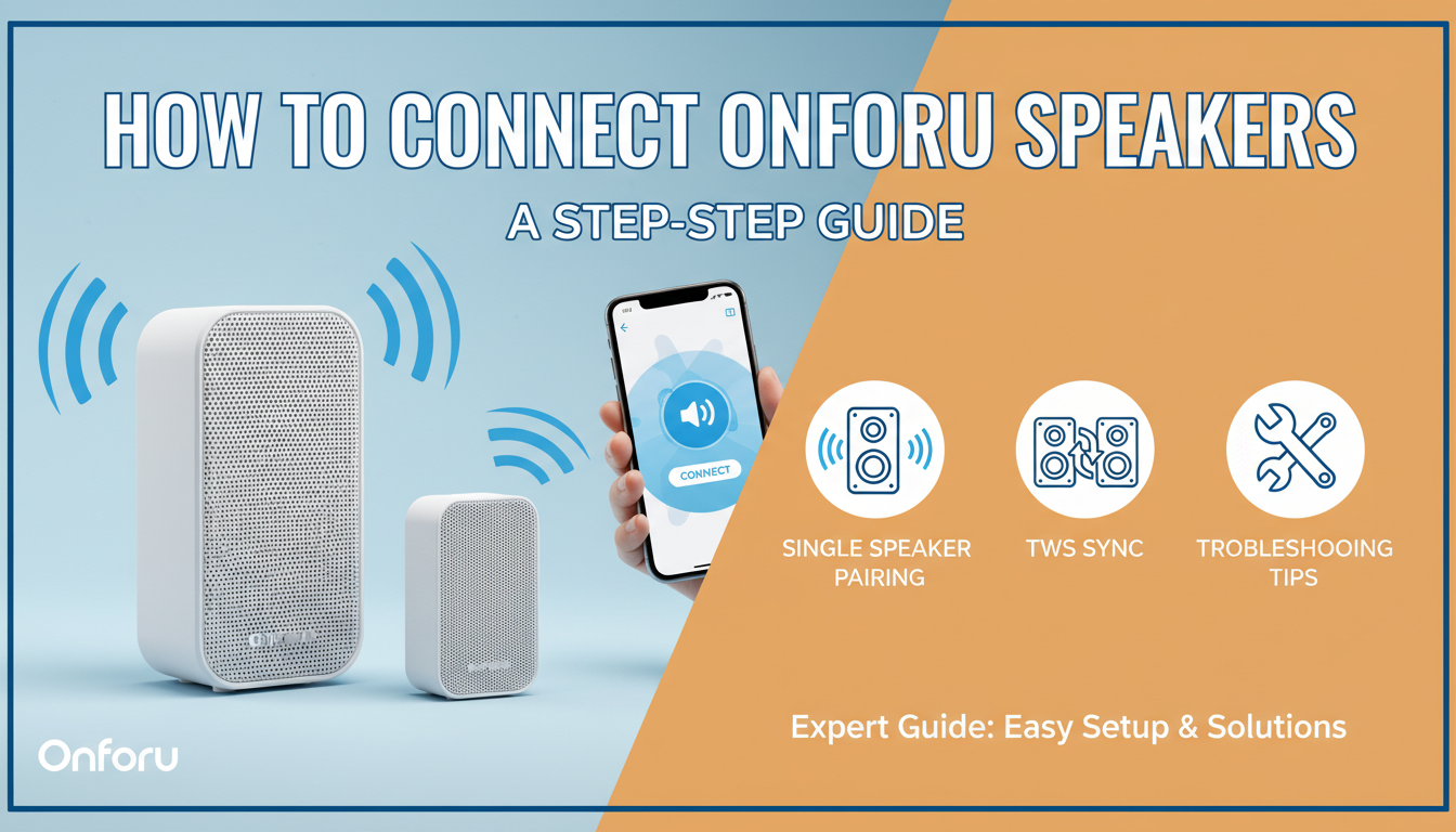 How to Connect Onforu Speakers: A Step-by-Step Guide