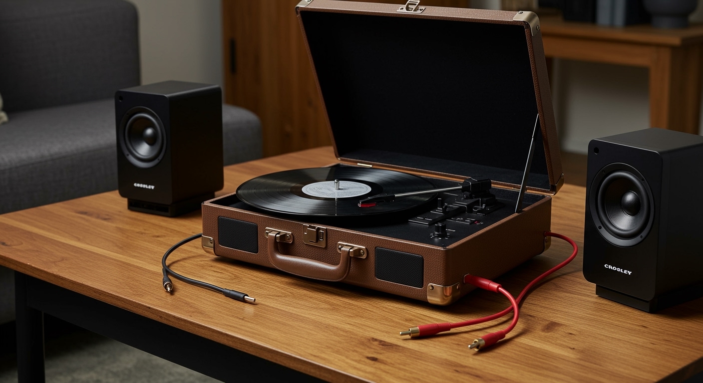 ** How to Connect Speakers to a Crosley Record Player (Step-by-Step)