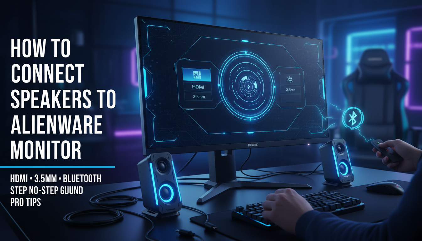 How to Connect Speakers to Alienware Monitor