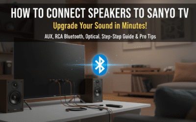 How to Connect Speakers to Sanyo TV