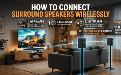 How to Connect Surround Speakers Wirelessly