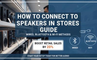 How to Connect to Speakers in Stores Guide