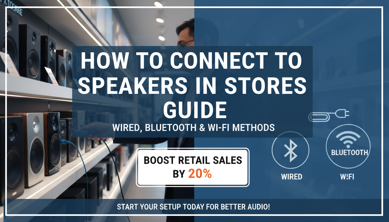 How to Connect to Speakers in Stores Guide