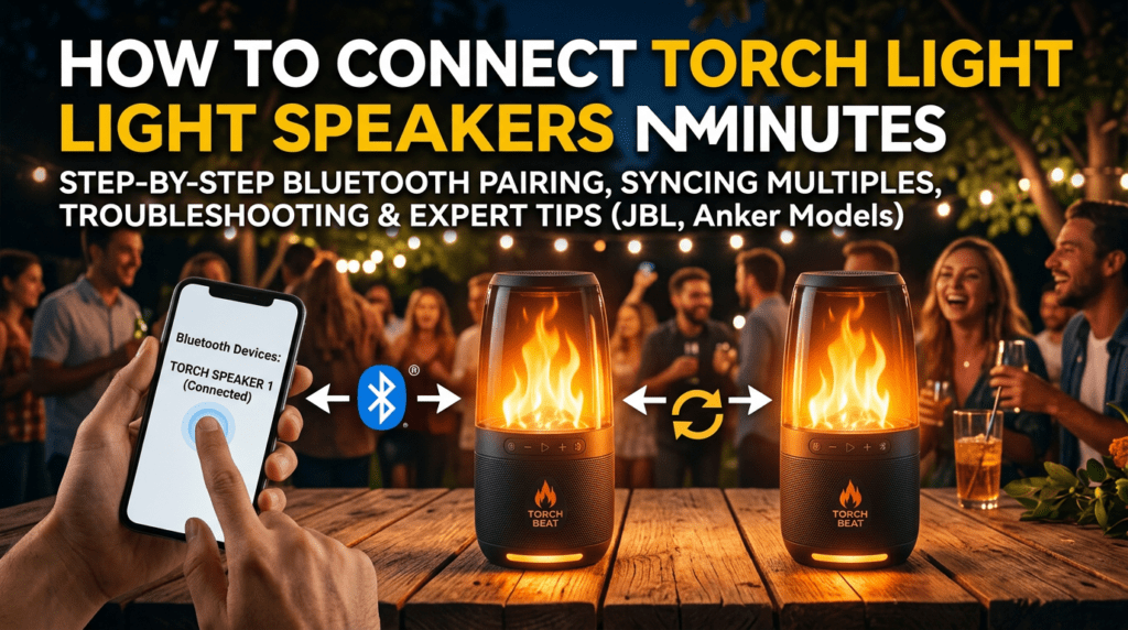 How to Connect Torch Light Speakers