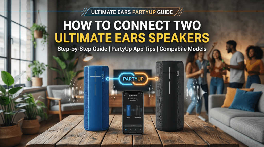 How to Connect Two Ultimate Ears Speakers