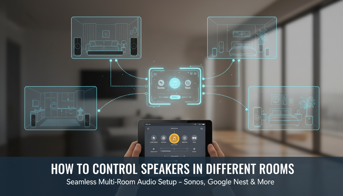 How to Control Speakers in Different Rooms