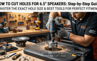 How to Cut Holes for 6.5 Speakers