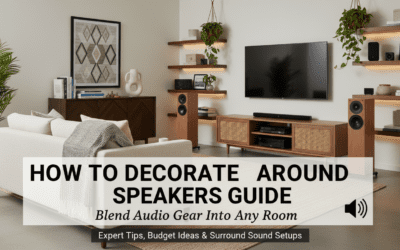 How to Decorate Around Speakers Guide