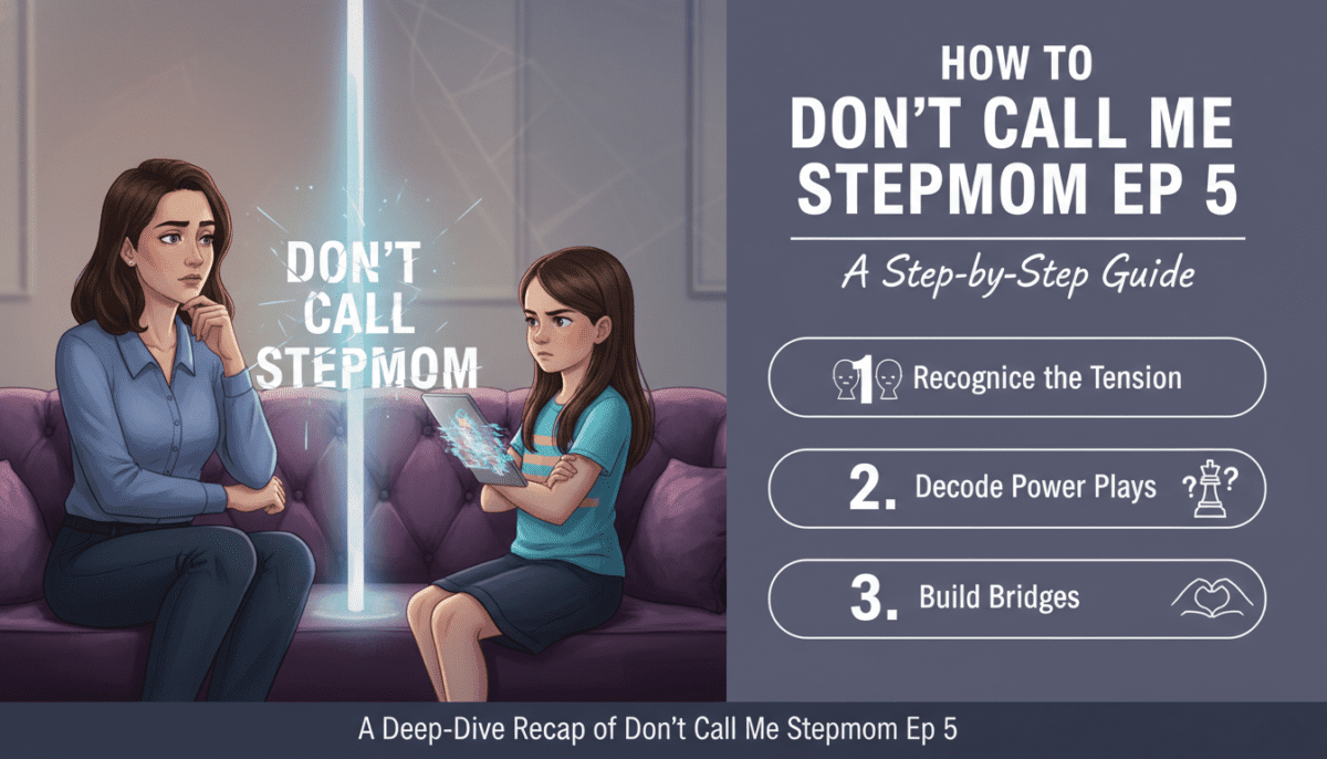 How to don't call me stepmom ep 5: A Step-by-Step Guide