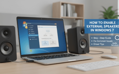 How to Enable External Speakers in Windows 7