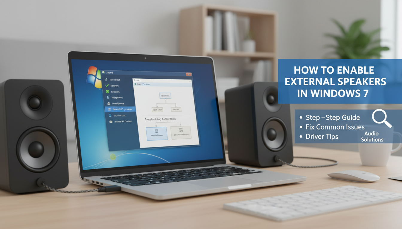 How to Enable External Speakers in Windows 7 How to Enable External Speakers in Windows 7