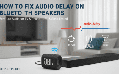 How to Fix Audio Delay on Bluetooth Speakers