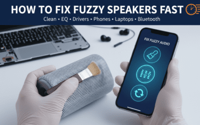How to Fix Fuzzy Speakers Fast