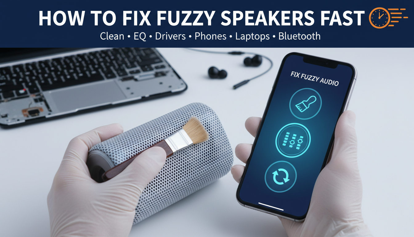 How to Fix Fuzzy Speakers Fast