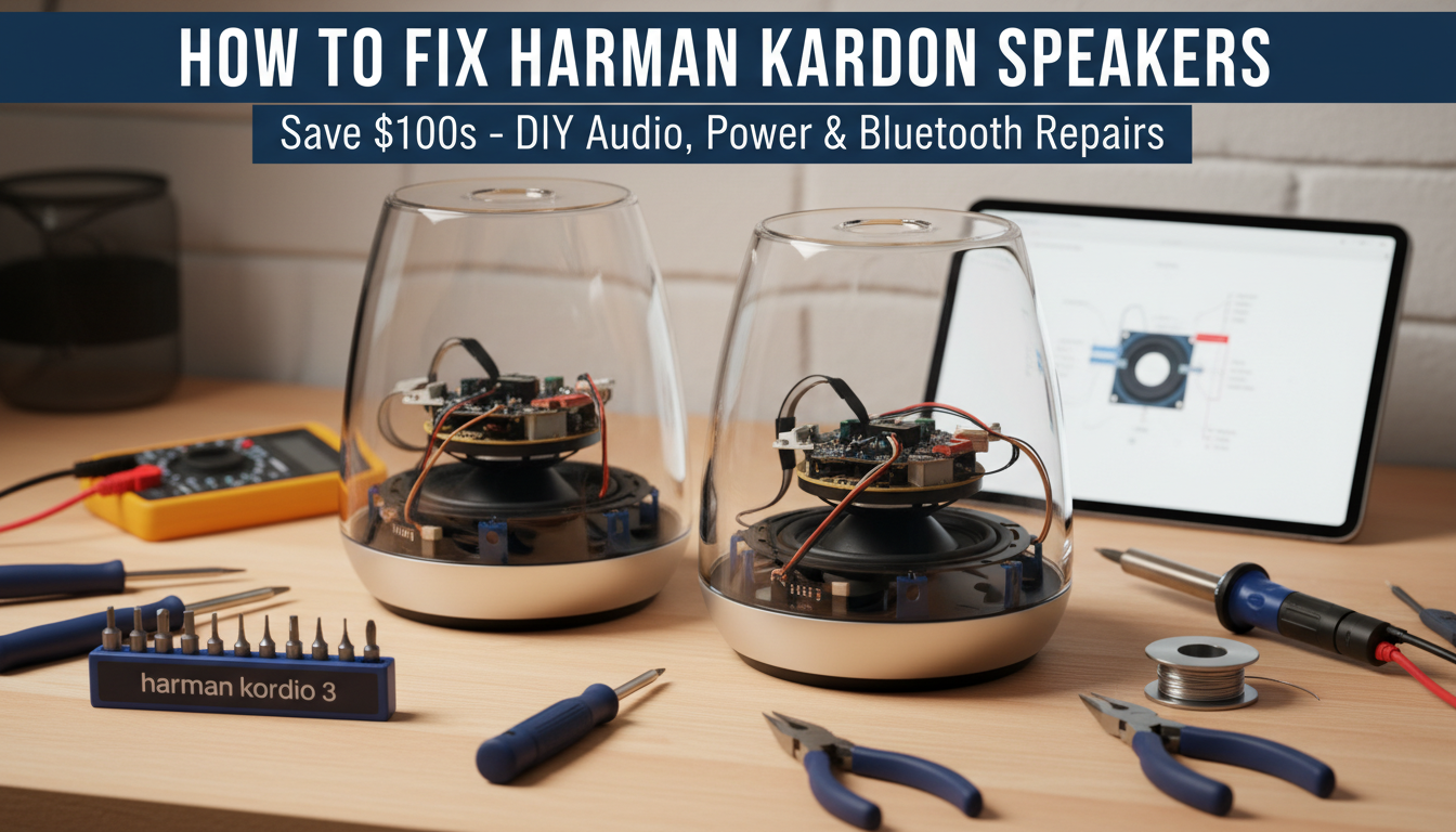 How to Fix Harman Kardon Speakers