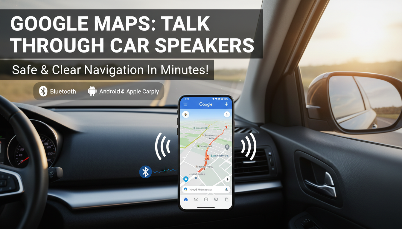 How to Get Google Maps to Talk Through Car Speakers How to Get Google Maps to Talk Through Car Speakers