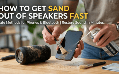 How to Get Sand Out of Speakers Fast