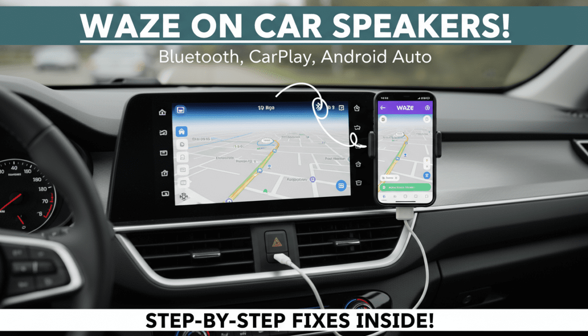 How to Get Waze to Play Through Car Speakers