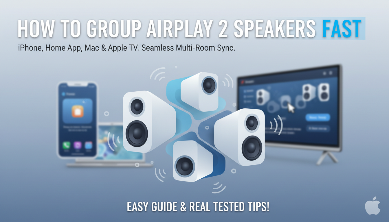 How to Group AirPlay 2 Speakers Fast How to Group AirPlay 2 Speakers Fast