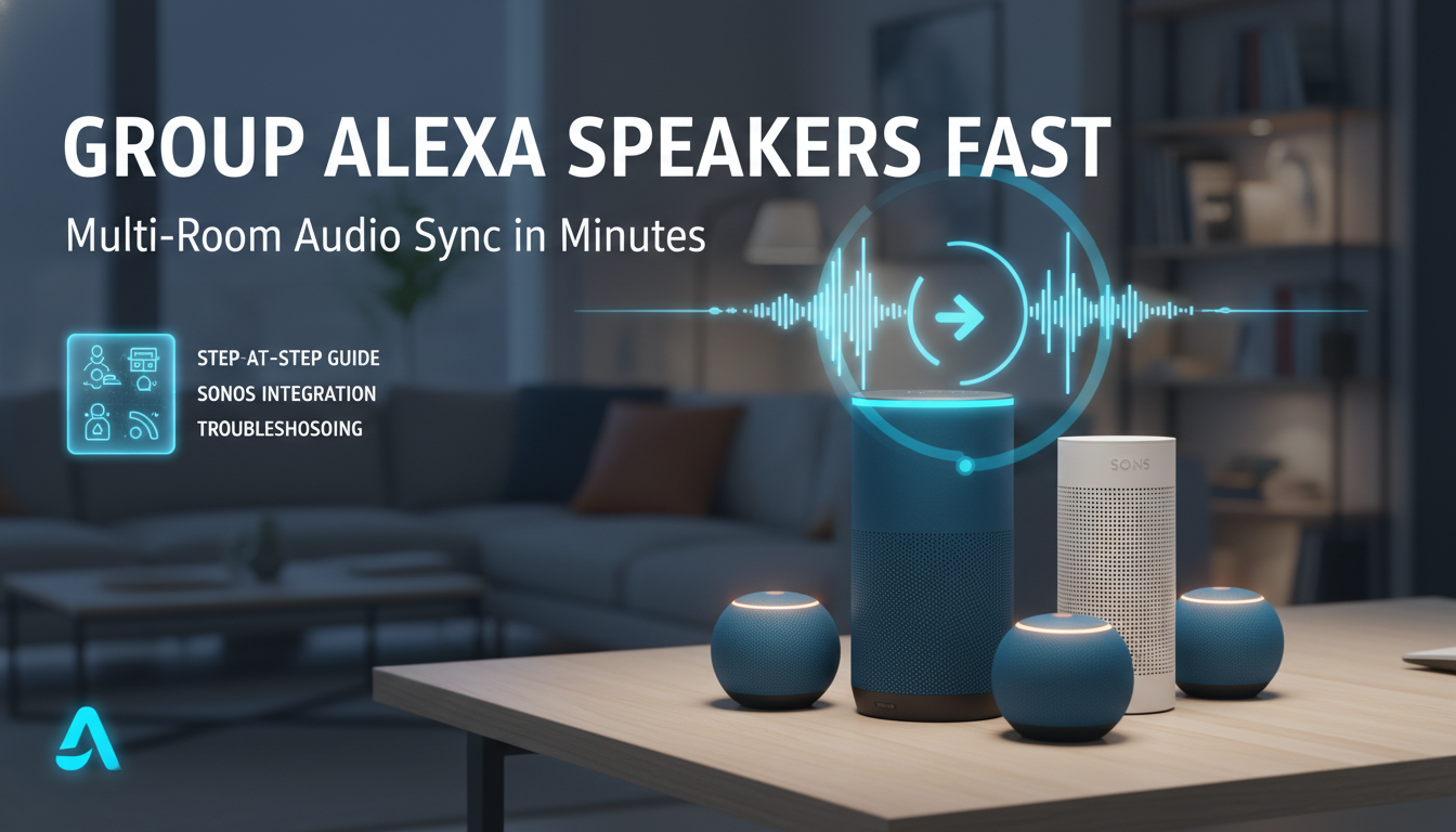 How to Group Alexa Speakers Fast