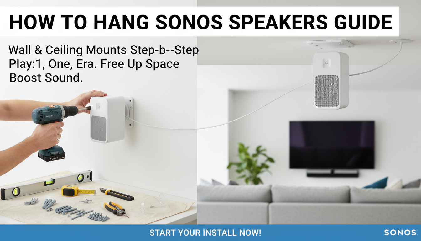 How to Hang Sonos Speakers Guide