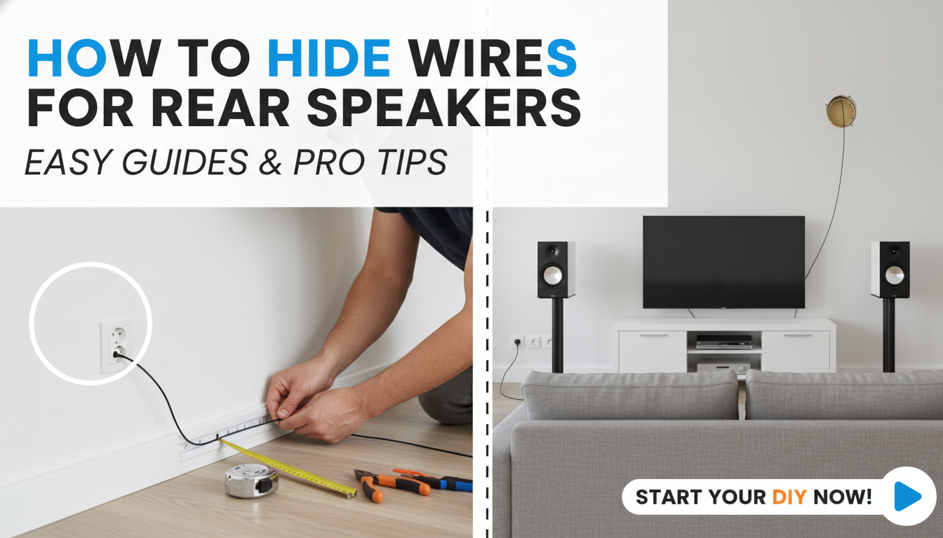 How to Hide Wires for Rear Speakers