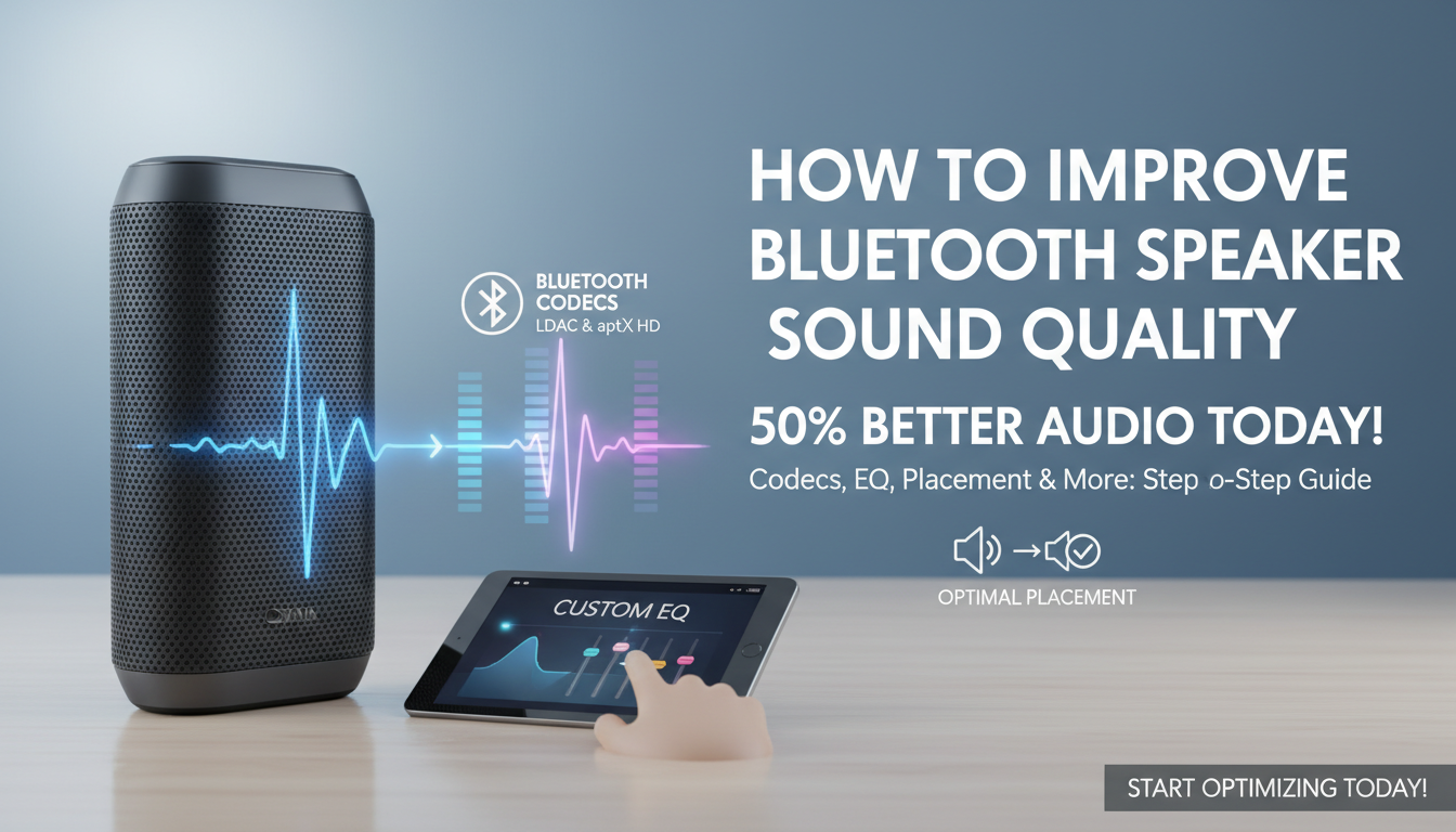 How to Improve Bluetooth Speaker Sound Quality How to Improve Bluetooth Speaker Sound Quality