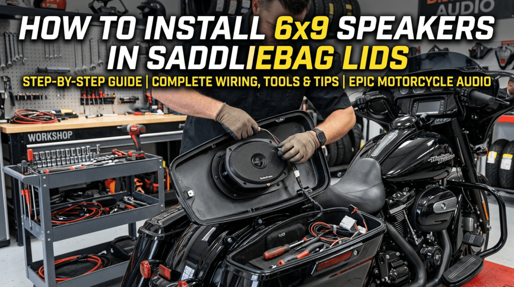 How to Install 6x9 Speakers in Saddlebag Lids