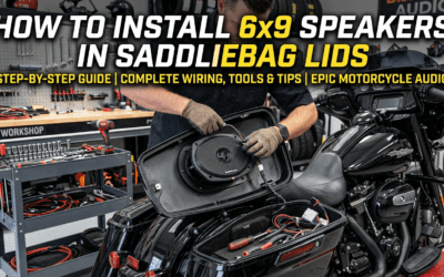 How to Install 6×9 Speakers in Saddlebag Lids