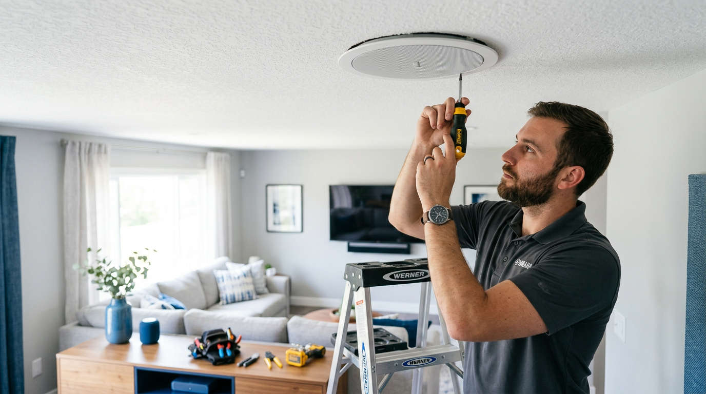 How to Install Ceiling Speakers Guide