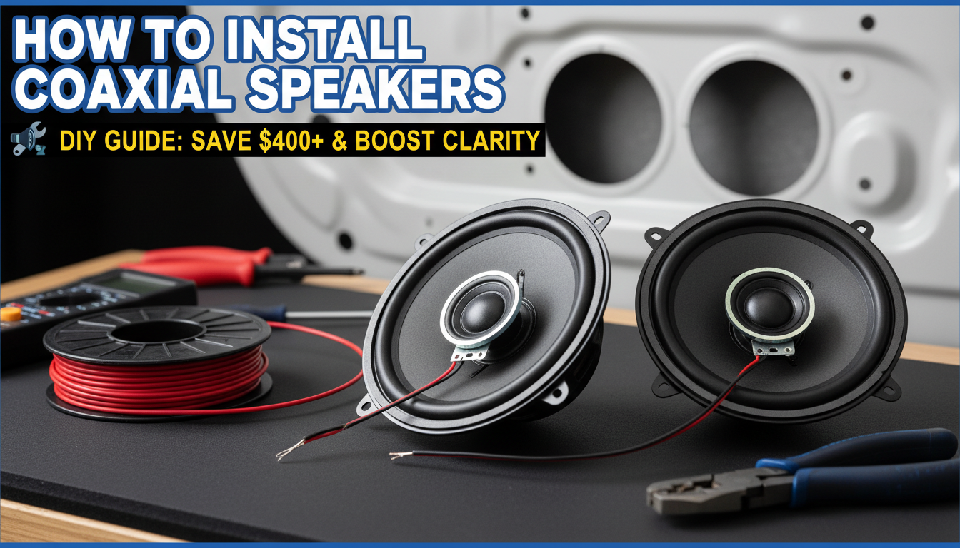 How to Install Coaxial Speakers: DIY Guide
