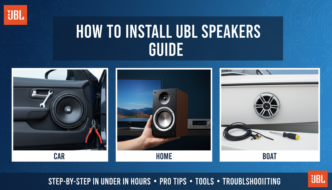 How to Install JBL Speakers Guide
