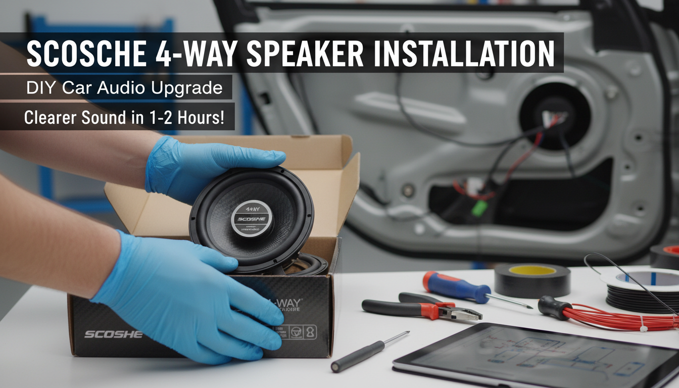 How to Install Scosche 4 Way Speakers