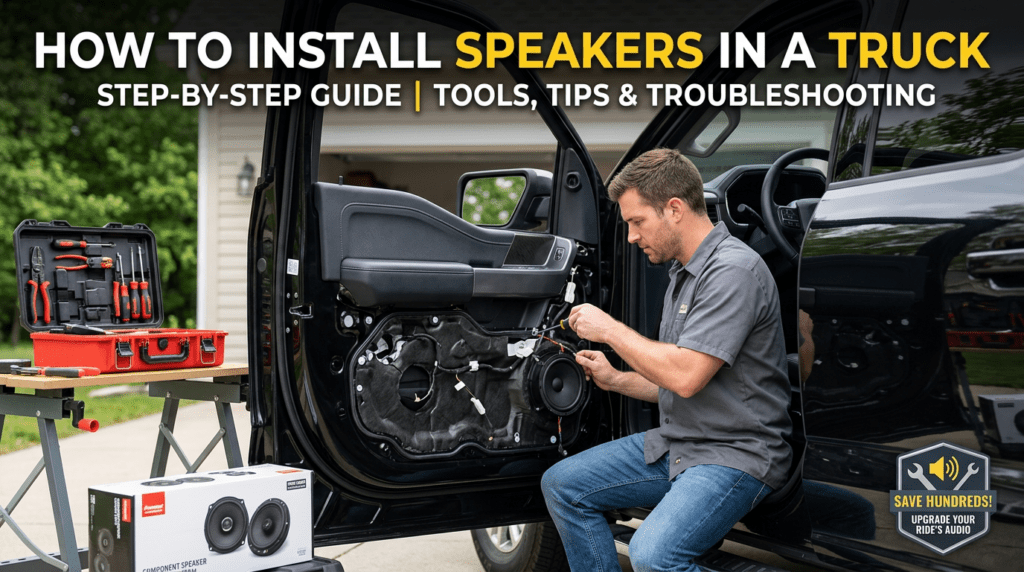 How to Install Speakers in a Truck