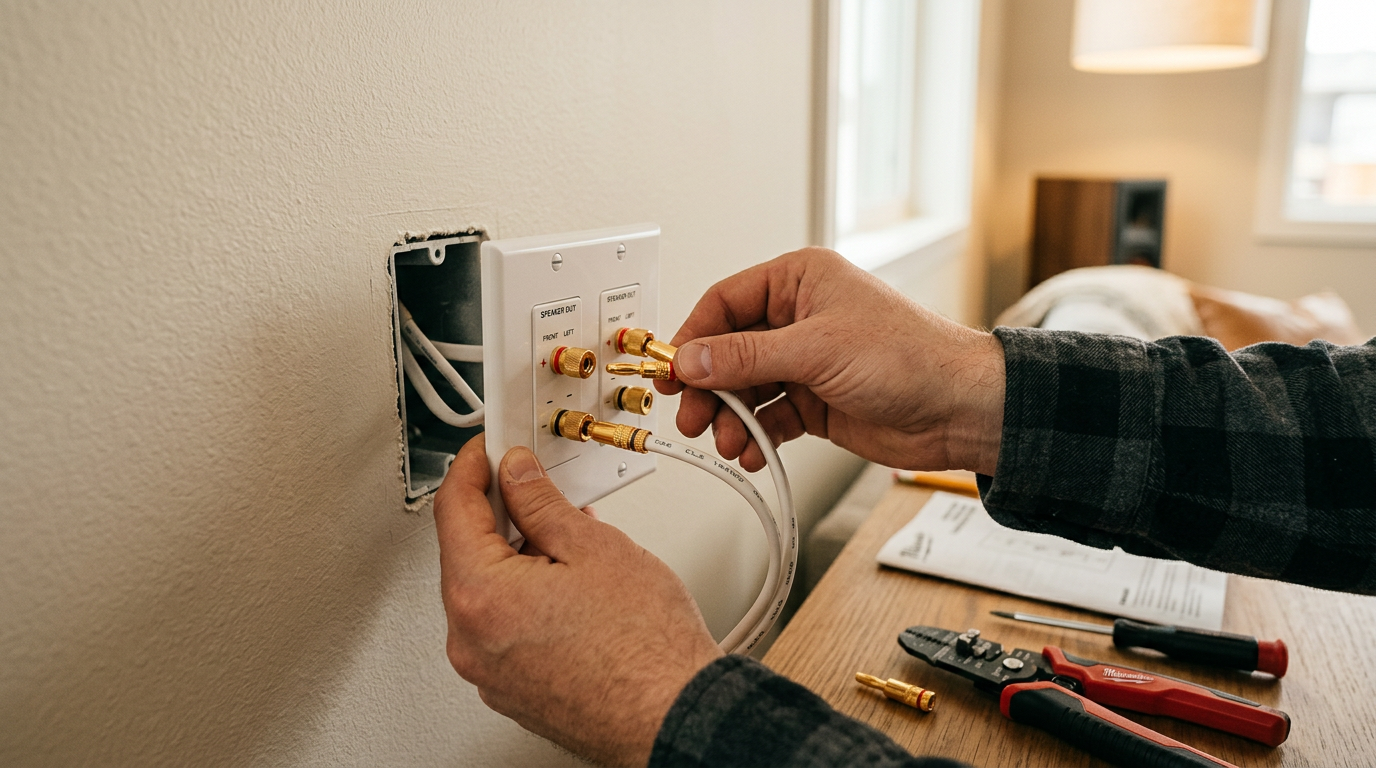 How to Install Speakers in Pre-Wired House