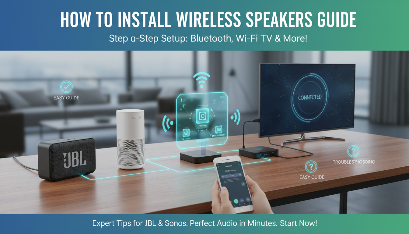 How to Install Wireless Speakers Guide How to Install Wireless Speakers Guide