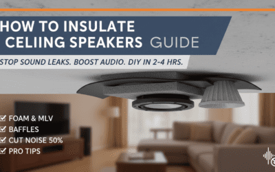 How to Insulate Ceiling Speakers Guide