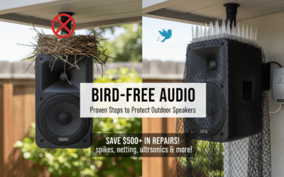 How to Keep Birds from Nesting on Outdoor Speakers