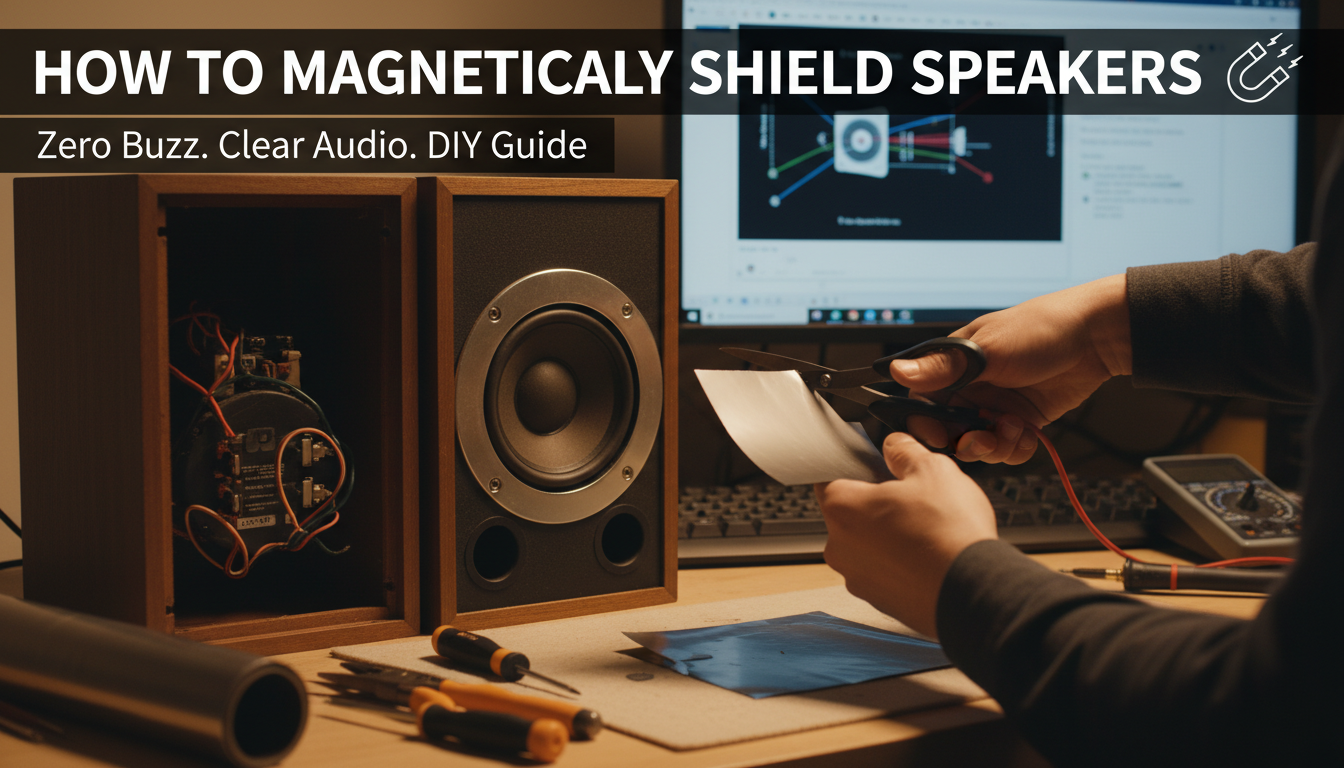 How to Magnetically Shield Speakers