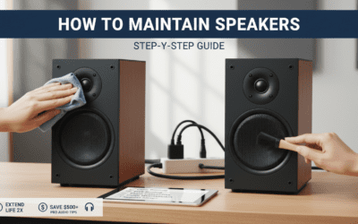 How to Maintain Speakers: Step-by-Step Guide