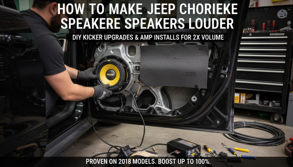 How to Make Jeep Cherokee Speakers Louder