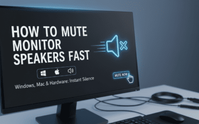 How to Mute Monitor Speakers Fast