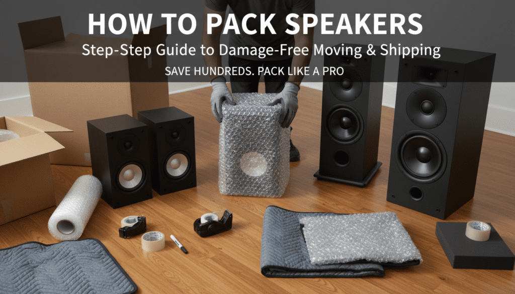 How to Pack Speakers: Step-by-Step Guide