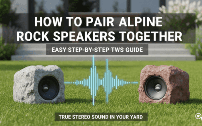 How to Pair Alpine Rock Speakers Together (Easy Step-by-Step)