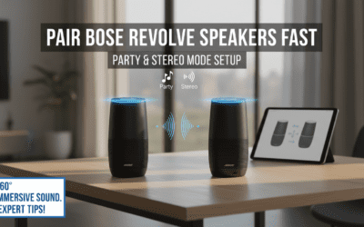 How to Pair Bose Revolve Speakers Fast