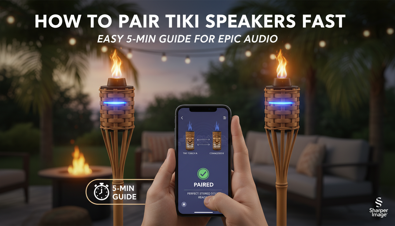 How to Pair Tiki Speakers Fast