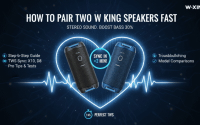 How to Pair Two W King Speakers Fast